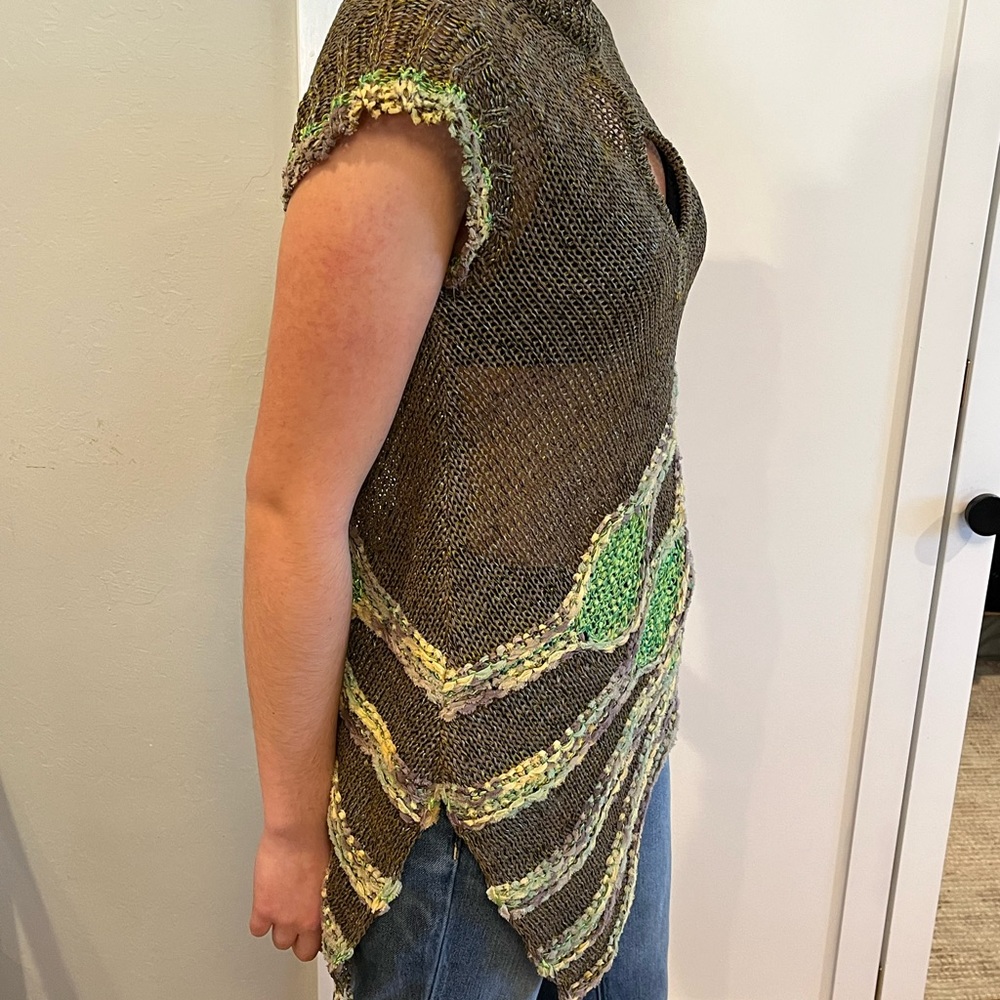 Masaki Kyoko Japanese Handwoven sweater - Picture 3 of 10